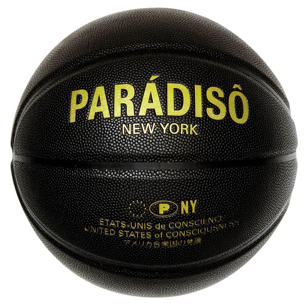 Load image into Gallery viewer, Paradiso Black Regulation-Sized Microfiber Leather All-Court Basketball