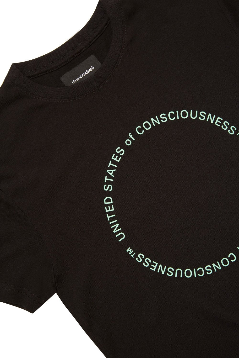 Load image into Gallery viewer, BLACK &#39;UNITED STATES OF CONSCIOUSNESS&#39; SUPIMA® T-SHIRT
